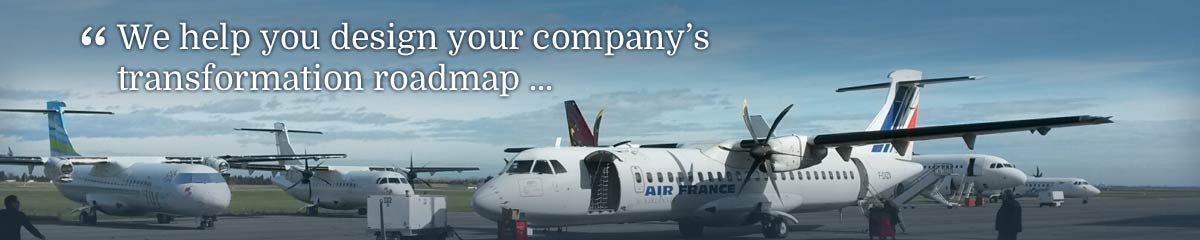 We help you design your company's transformation roadmap